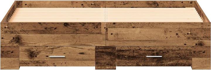 Image du produit vidaXL Rustikales Bett (140 x 190 cm)