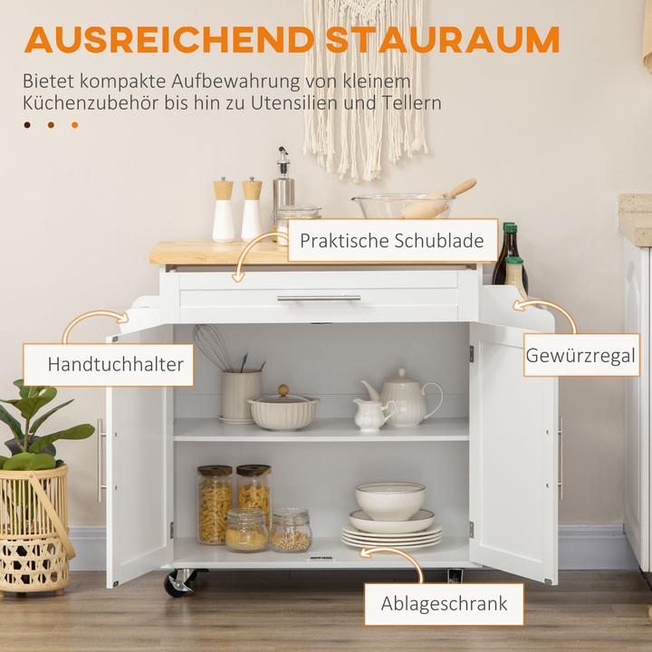 Actual product image Homcom Kitchen trolley