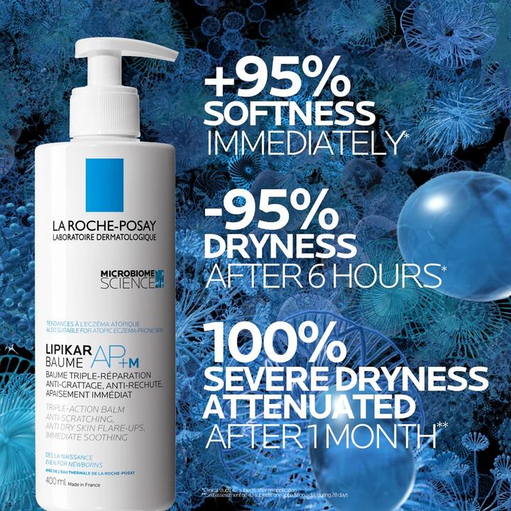 Produktbild La Roche Posay LIPIKAR Baume AP+M: Beruhigende Bodylotion für trockene und zu Neurodermitis neigende Haut (Körpercreme, 200 ml)