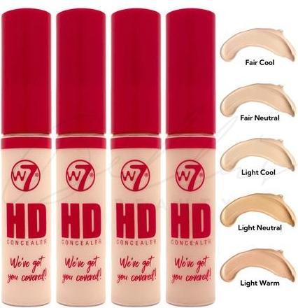 Produktbild W7 HD Super Creamy Medium to Full Coverage Vegan Concealer