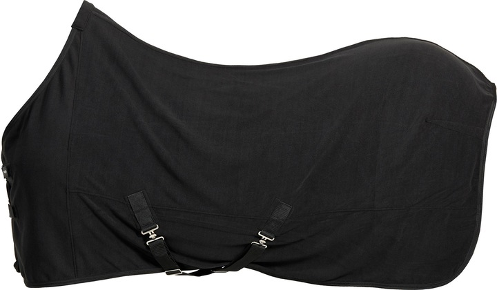 Image du produit Fouganza Couverture de surfaçage poney/cheval - Polar Basic noir (165 cm)
