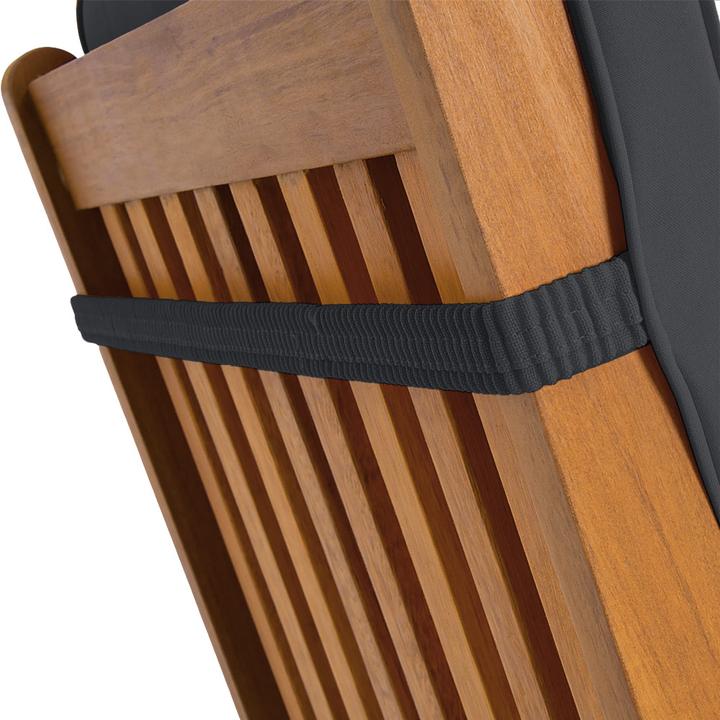 Image du produit Detex Lot de 6 coussins de chaise (120 x 45 x 5 cm)