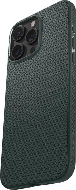 Actual product image Spigen Liquid Air iPhone 15 Pro Max 6.7" zielony/abyss green ACS06564 (Apple iPhone 15 Pro Max)