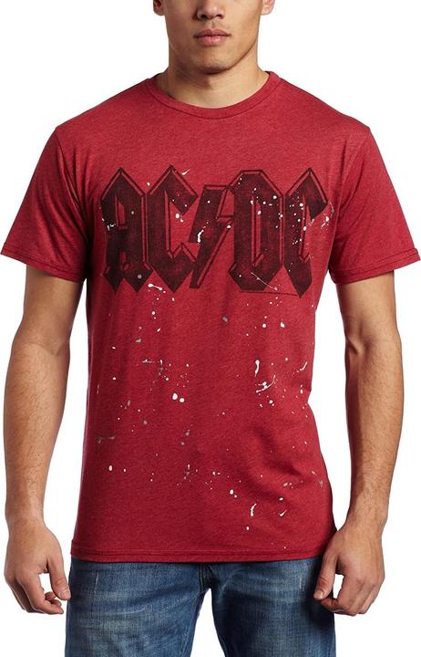 Immagine prodotto Junk Food Paint Splatter Maglietta AC/DC Uomo (S)