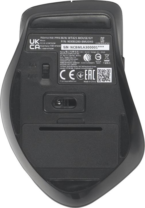 Produktbild ASUS Computer mouse WT425 MOUSE/GY | (Kabellos)