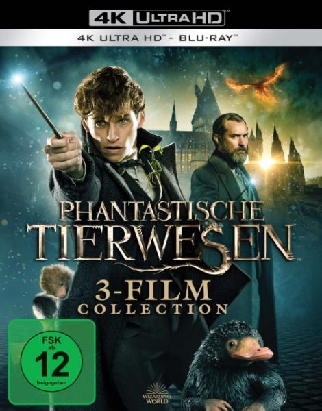 Image du produit Les Animaux fantastiques Collection de 3 films (UHD) 4K 6Disc, 3UHD+3BR (Blu-ray 4k)