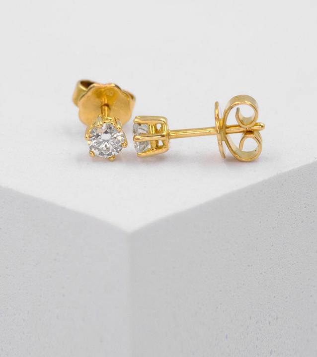 Image du produit Muau Boucles d'oreilles (750/18 K Or jaune)