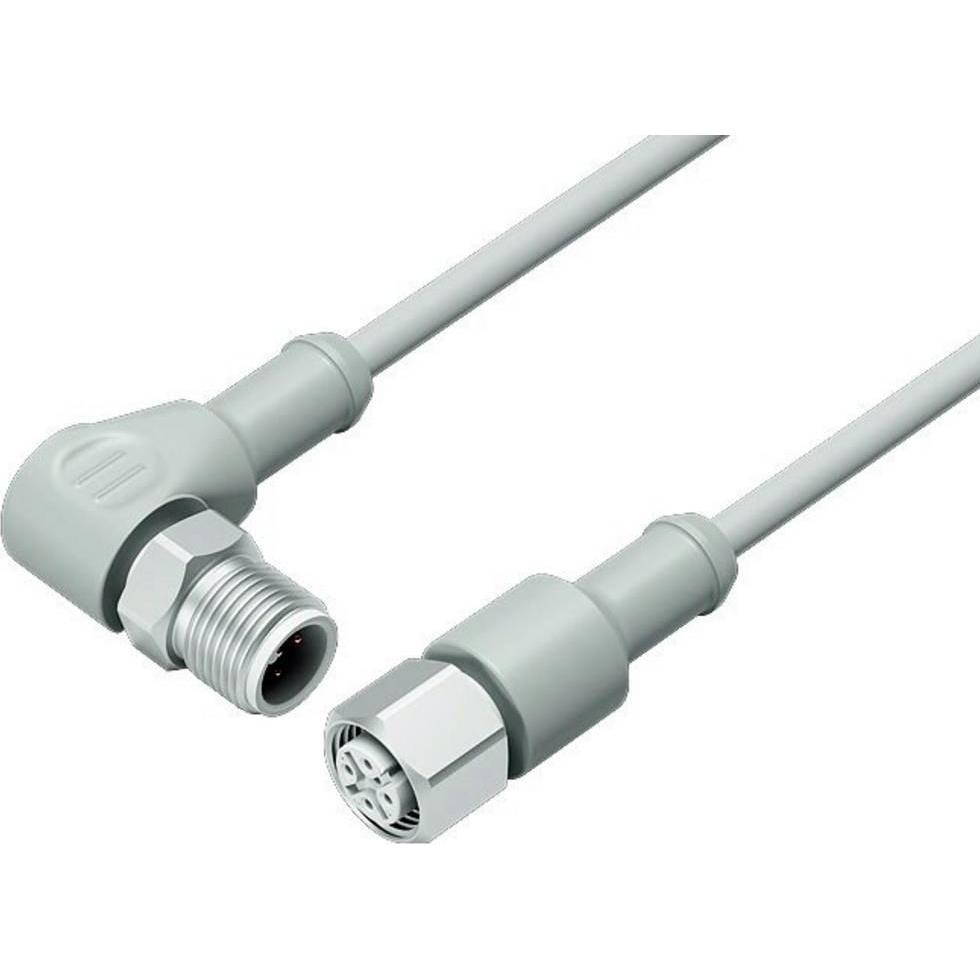 Thumbnail - Schubiger Binder 77 3730 3727 40403-0200 Sensor-/Aktor-Anschlussleitung M12 1 St., Elektronikkabel + Stecker, Grau