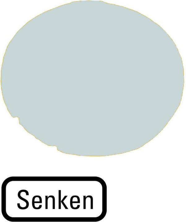 Actual product image Eaton Button lens, flat white, SENKEN 218325