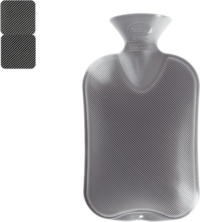 Fashy Bouillotte à double lamelle L anthracite (2 l)