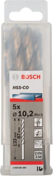 Produktbild Bosch Professional Zubehör PRO Stainless Steel HSS-Co Spiralbohrer, 10,2 x 87 x 133 mm (10.2 mm)