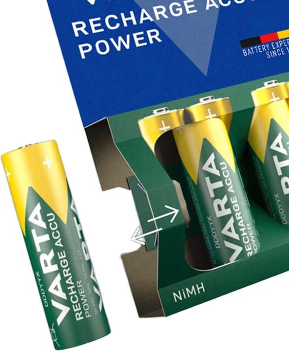 Actual product image Varta Recharge Accu Power (4 pcs., AA, 2600 mAh)