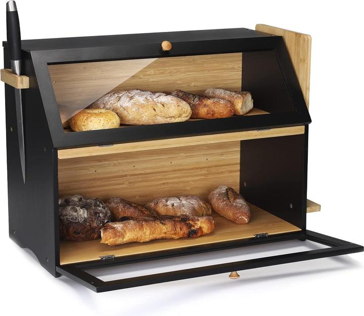 Leader Accessories 2-stöckiger Brotkasten mit Schneidebrett