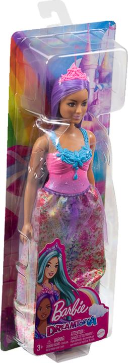 Actual product image Barbie Dreamtopia princess doll (curvy, brunette hair), from 3 years old