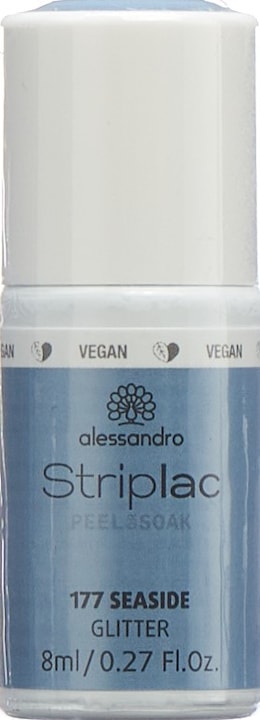 Actual product image Alessandro Striplac Peel or Soak - 177 Seaside (177 Seaside, UV gel varnish)