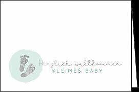 Actual product image Edition Gollong Doppelkarte. Zum Baby (Fsse)