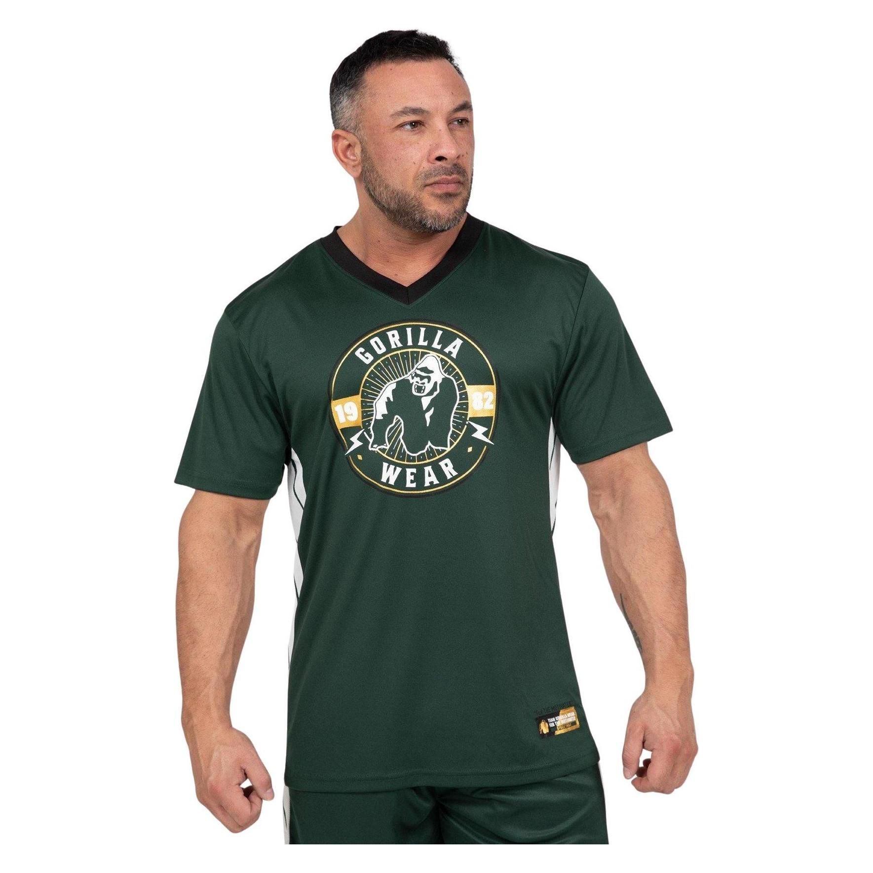 Gorilla Wear, Herren, Sportshirt, Orlando (4XL), Grün, 4XL