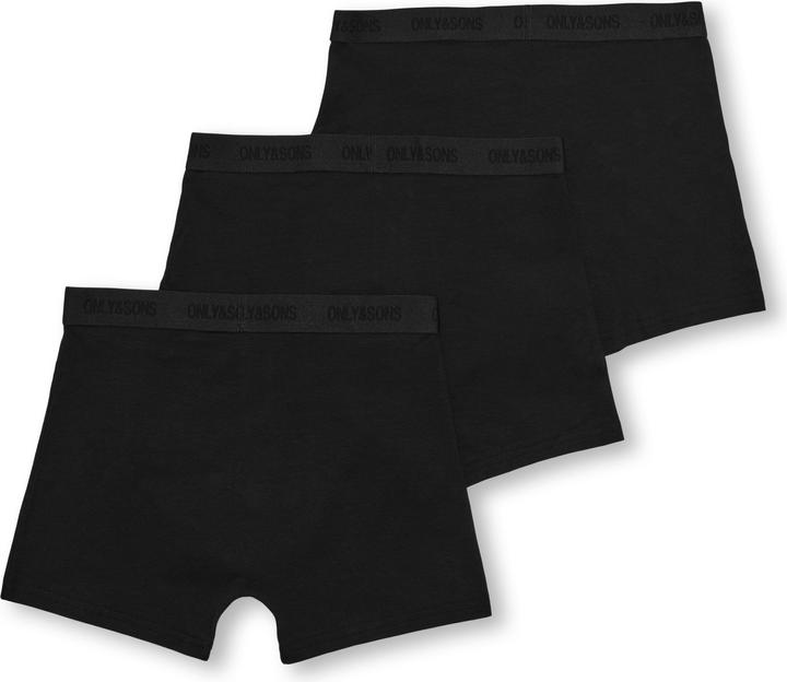 Immagine prodotto Only & Sons Osjfitz Solid Black Boxer 3pk. Acc Noos (110, 116)