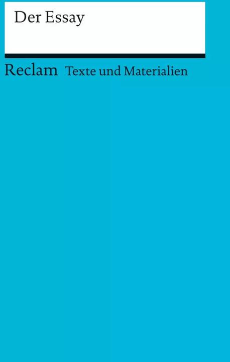 Produktbild Der Essay (Deutsch, Ralf Kellermann, 2012)