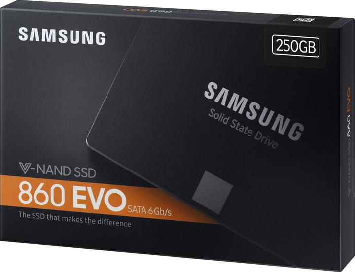 Actual product image Samsung 860 EVO Basic (250 GB, 2.5")