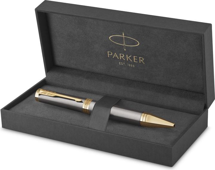 Produktbild Parker Pen Parker Ingenuity Grey Core Gt Stift (Grau, Gold, 1 x)