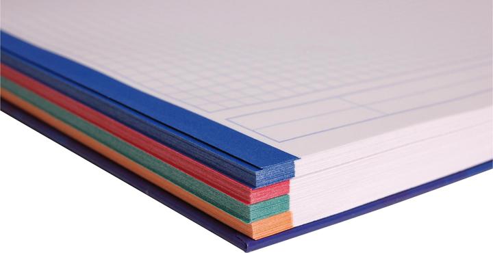 Produktbild Clairefontaine Bindo Block, 120 Blatt, A4, 5 mm kariert, assortiert (A4, Kariert)