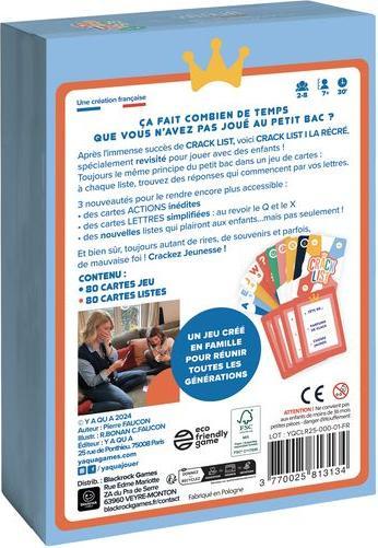 Produktbild Jeu Crack List La Récré (Französisch, 2 - 8 Spieler)