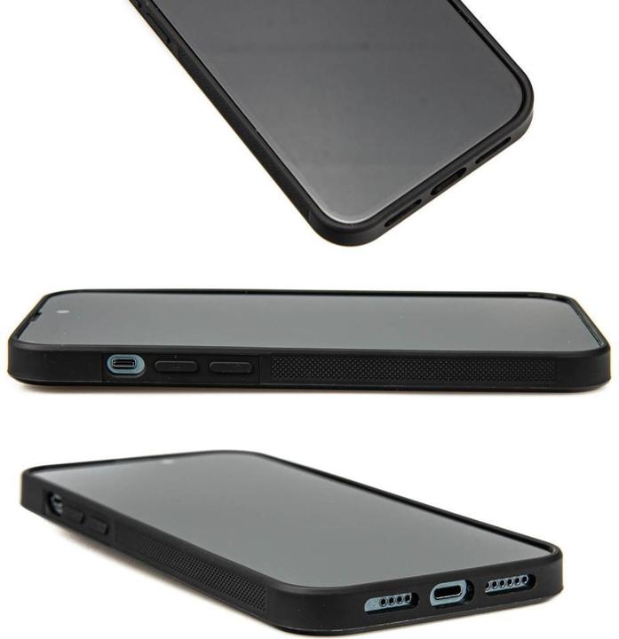 Actual product image Bewood Wood and resin case for iPhone 15 Plus Unique Uranus - blue and white (Apple iPhone 15 Plus)