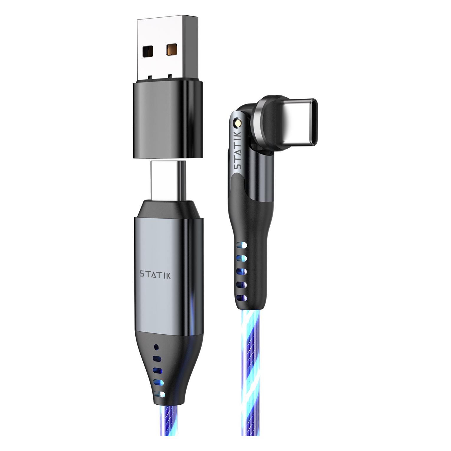Statik 2 In 1 Kabel (2 m, Usb 2.0, 60 W), Usb Kabel