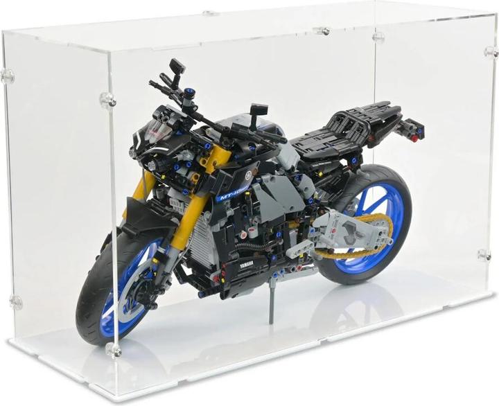 Image du produit iDisplayit Présentoir acrylique pour LEGO® 42159 Yamaha MT-10 SP (avec fond blanc)
