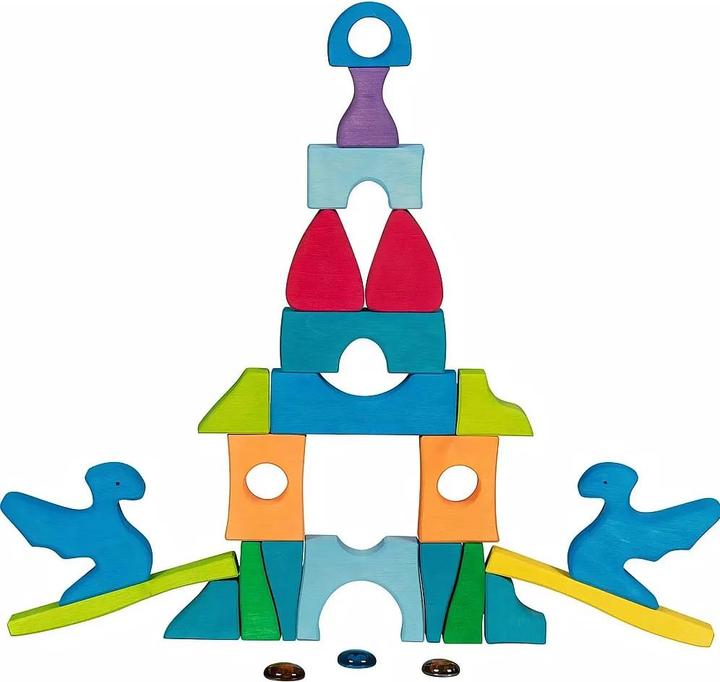Productafbeelding Goki Schlossbaupuzzle Burg Funkelstein (41 onderdelen)