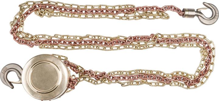 Produktbild KS Tools BRONZEplus Flaschenzug, 2 Ketten à 3 m, max. Hebelast 5,0 t