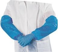 Deltaplus Cuff with elasticated band, polyethylene, 40x20 cm, blue (Hearing protection replacement pads)
