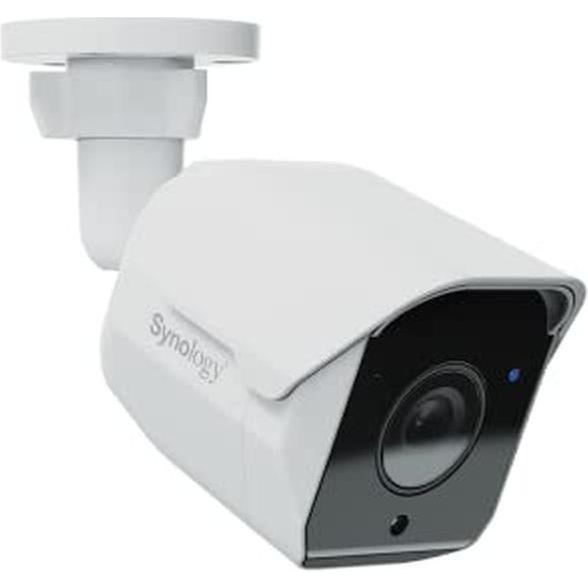 Synology 5MP IP BULLET CAMERAAI DETECT (BC500) (2880 x 1620 Pixels), Netzwerkkamera, Weiss