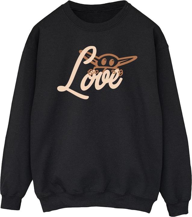 Actual product image Star Wars Mens Grogu Love Sweatshirt (L)