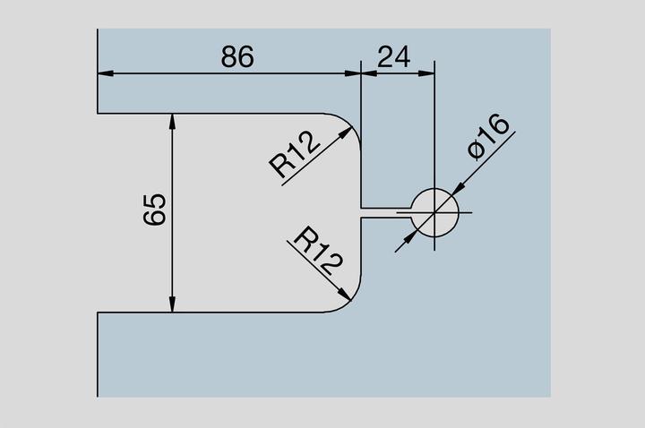 Actual product image Dormakaba Swing door hinges TENSOR