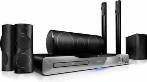 Produktbild Philips HTS5580, 5.1 Blu-ray Heimkinosystem, 3D, 1000 Watt (200 W)