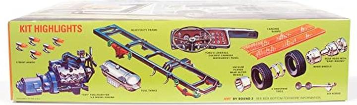 AMT 1:25 1316 Race Car Hauler - Ford LN 8000 Louisville Line Plastic Modelbouwpakket