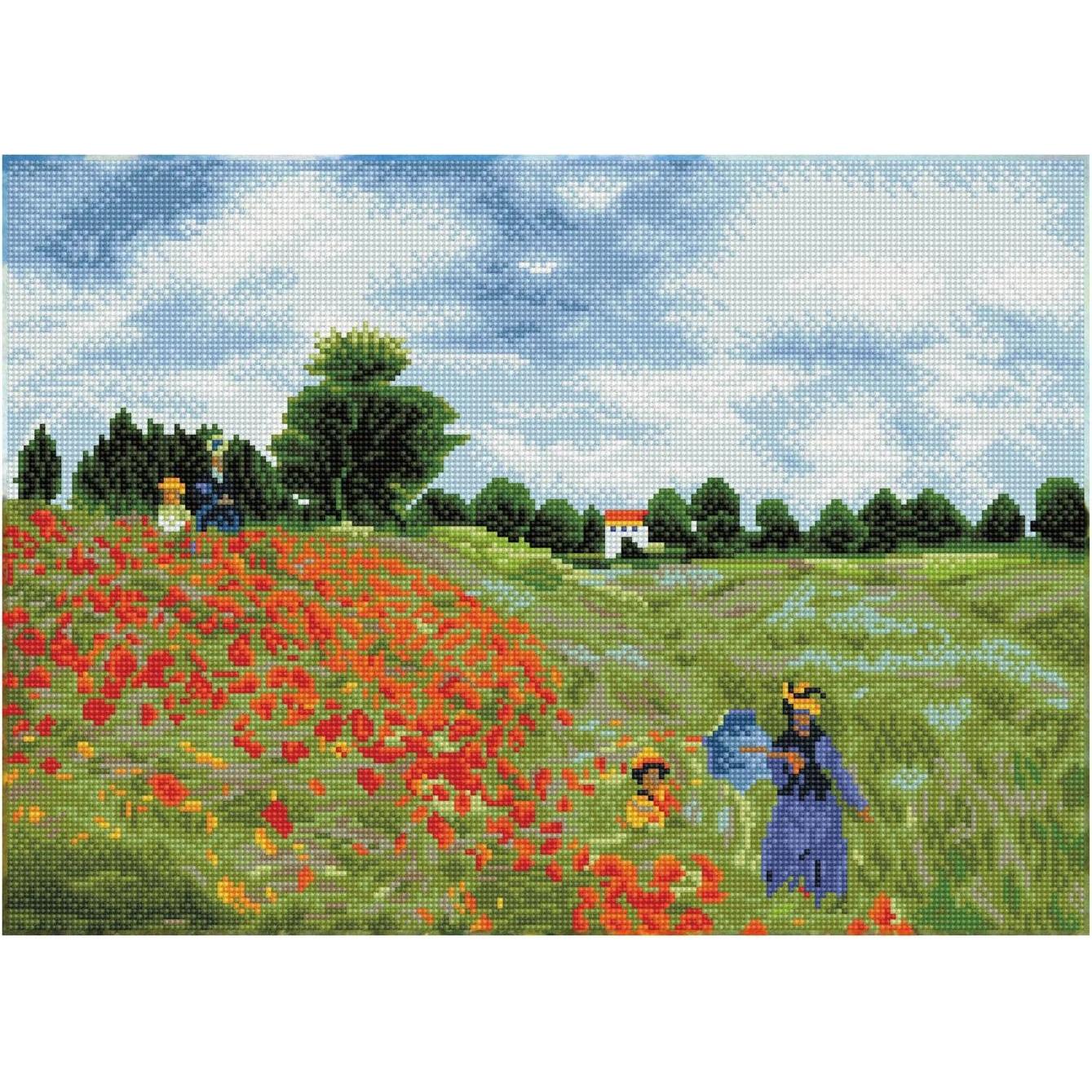 Diamond Dotz Diamond Painting Poppy Fields (Monet)