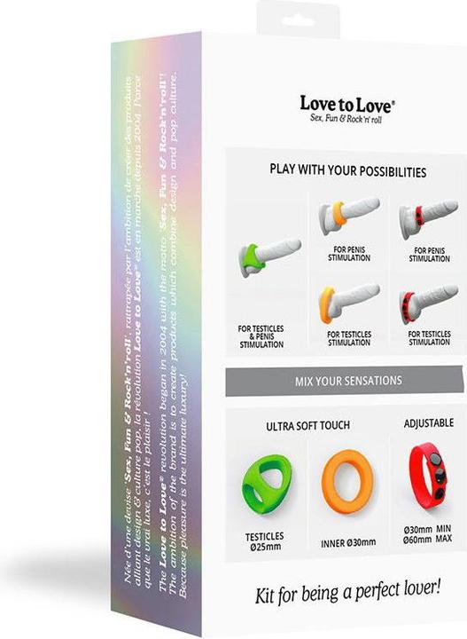 Image du produit Love to Love Kit Neon Ring - (3 cm)