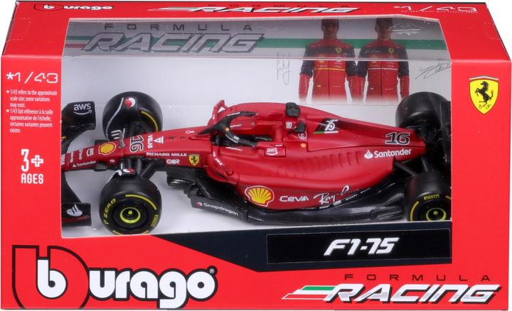 Actual product image Bburago Ferrari LeClerc 1:43 SF22