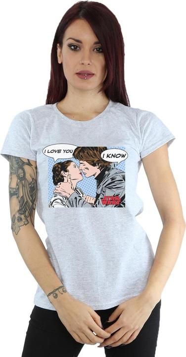 Produktbild Star Wars Han Solo And Princess Leia Love TShirt (M)