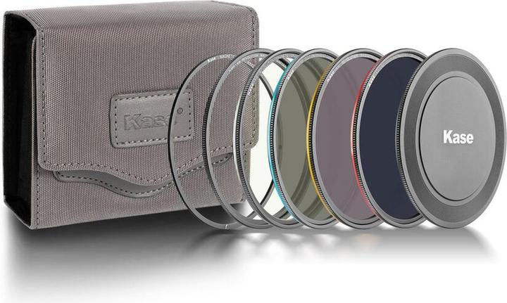 Produktbild Kase KW Revolution Plus Master Kit (CPL/ND8/ND64/ND1000 + ring + filter case + front cap + 3D tool) 77mm (77 mm, ND- / Graufilter, ND- / Grauverlauffilter, Polarisationsfilter)