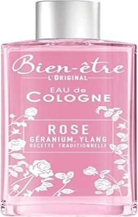 Actual product image Bien-être Bien Être Rose Geranium Ylang Ylang Fragrance Eau de Cologne 250ml (Eau de cologne, 250 ml)