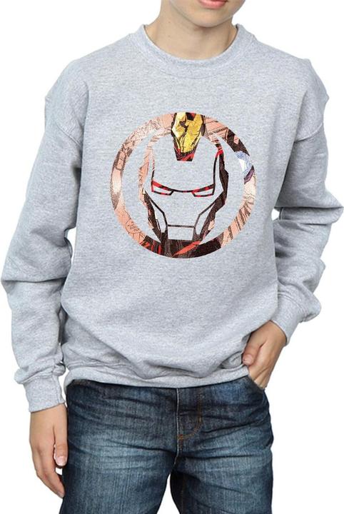 Immagine prodotto Felpa Boys Iron Man Montage Symbol (116)