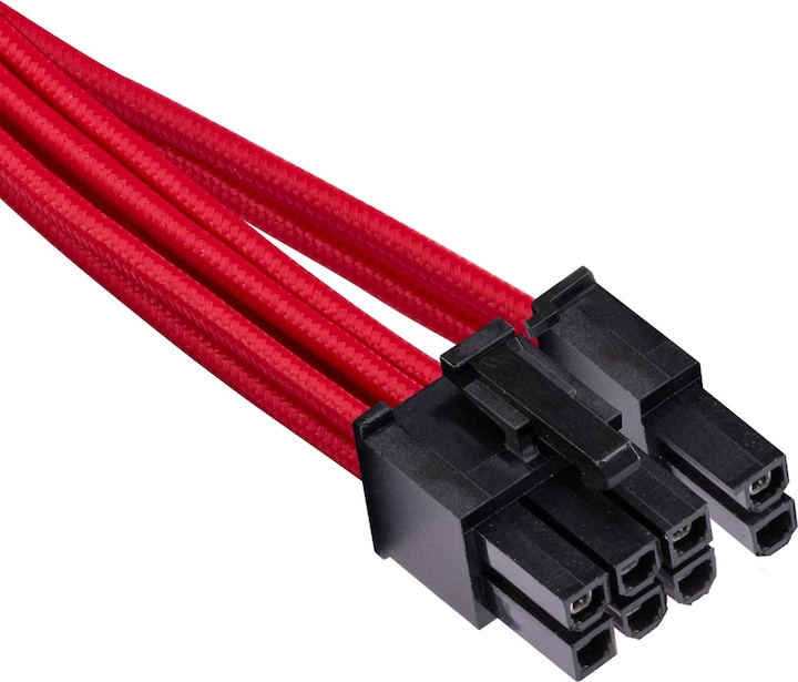 Actual product image Corsair Premium Sleeved PCIe single cable, double pack (Gen 4)