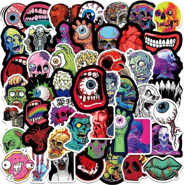 Produktbild JTI Aufkleber - Zombies - 50 Stk (50 Sticker)