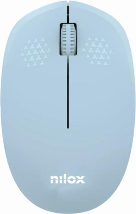 Nilox Mouse Wireless Azzurro (Kabellos)