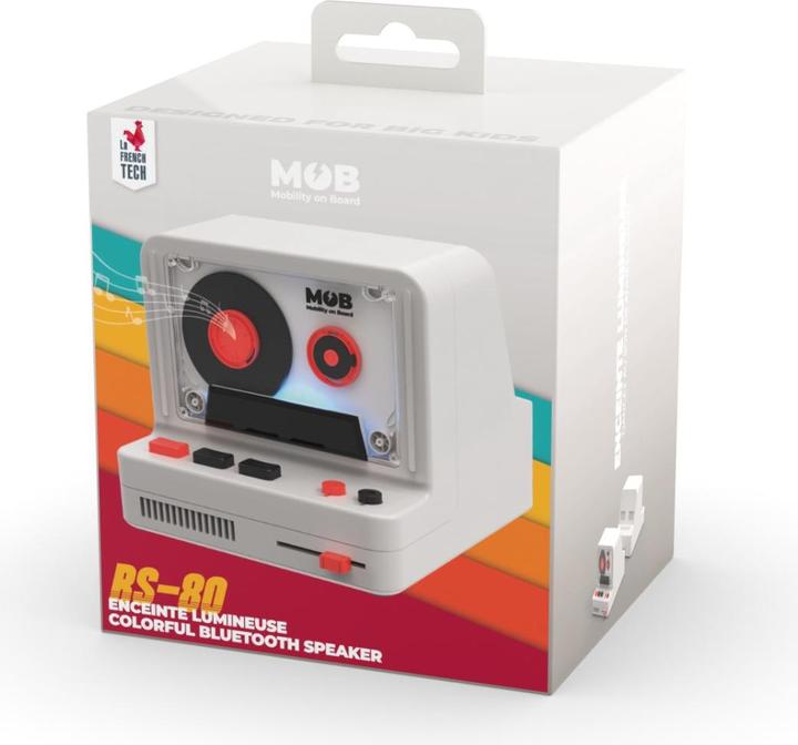 Produktbild Mobility on Board Retro Lautsprecher RS-80 grau (12 h)