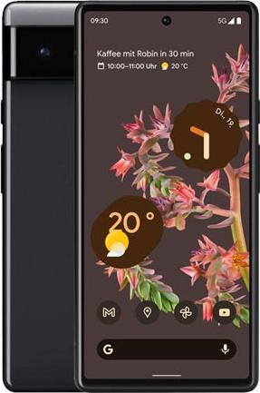 Actual product image Google Pixel 6 (128 GB, Stormy Black, 6.40", SIM + eSIM, 5G)